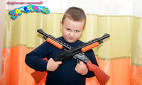 Игровая программа "Спецназ" на детском празднике в Херсоне.